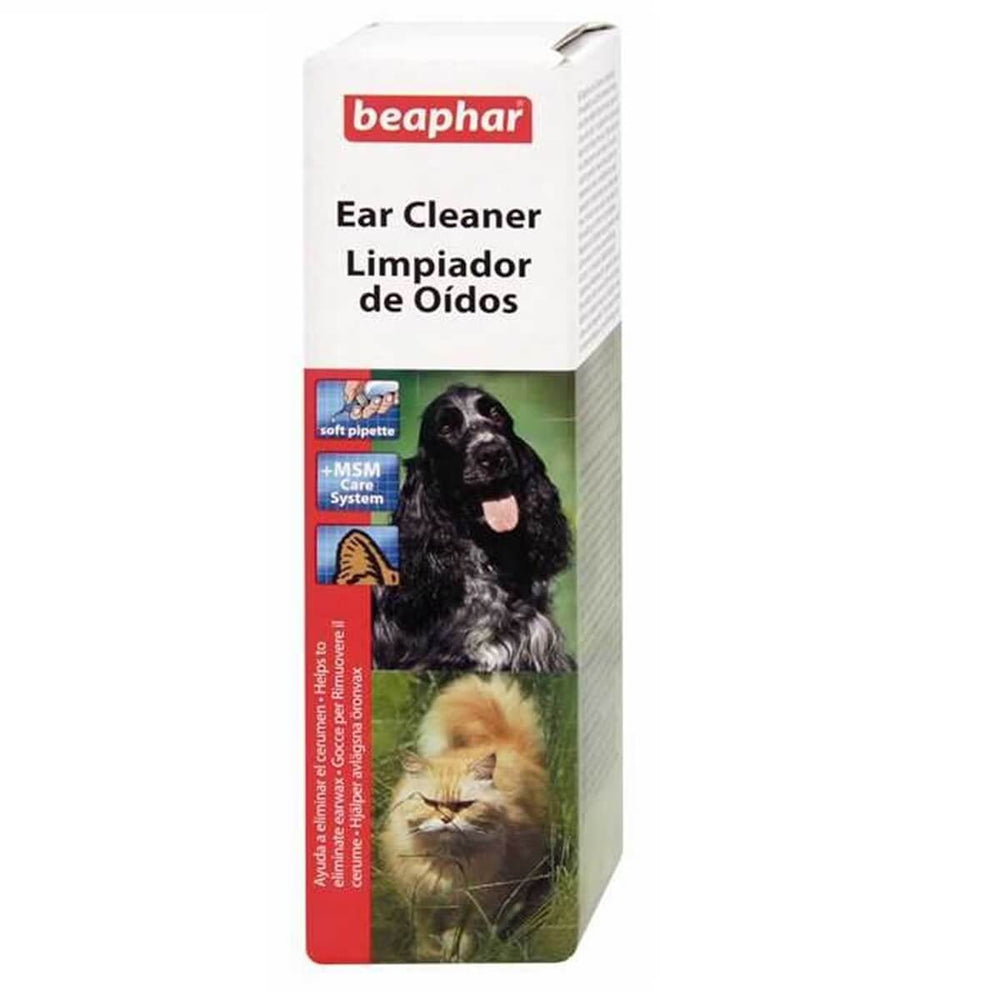 Beaphar Ear Cleaner Ear Cleaning Lotion for Cats & Dogs, 50 ml