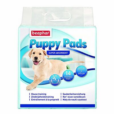Beaphar Puppy Training Pads High Absorbency 60x60cm 14 Count