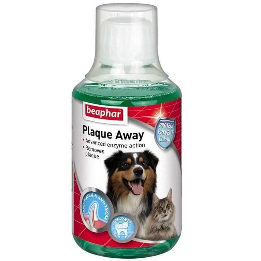 Beaphar Plaque Away Water Additive for Cats & Dogs, Tartar Control, 250 ml