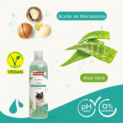 Beaphar Macadamia & Aloe Vera Cat Shampoo 250 ml
