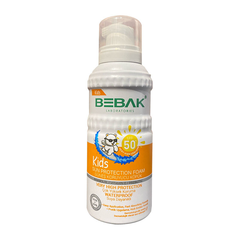 Bebak Kids SPF 50+ High Protection Sunscreen Foam 150 ml