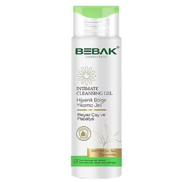 Bebak Intimate Wash Gel with White Tea &amp; Chamomile 200 ml