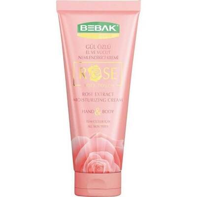 Bebak Rose Extract Hand & Body Cream for Soft Skin 20ml
