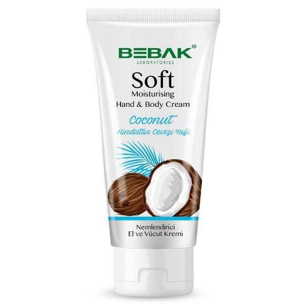 Bebak Soft Coconut Moisturizing Cream for Soft Skin 75 ml