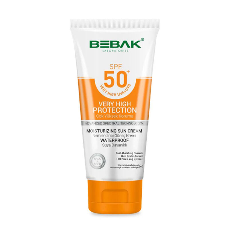 Bebak SPF 50+ Moisturizing Sun Cream with Beta-Glucan 75 ml