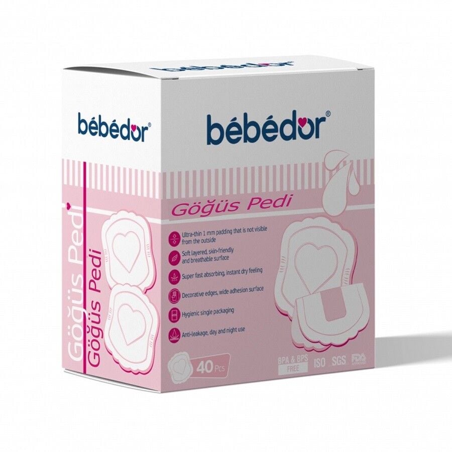 Bebedor Disposable Nursing Breast Pads for Comfort 40 Count