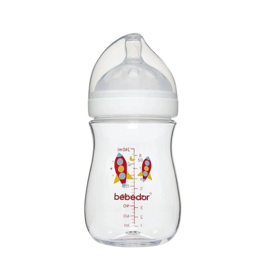 Bebedor Wide Neck Anti-Colic Tritan Baby Bottle 240ml