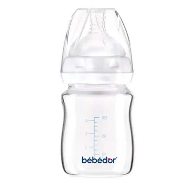 Bebedor Heat-Resistant Glass Baby Bottle 120ml