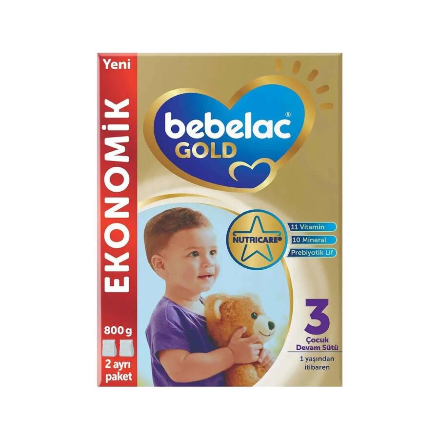 Bebelac Gold 3 Follow-On Milk Formula for 9+ Months 800g