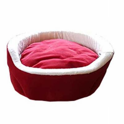 Bedspet Red Basket Pet Bed for Cats and Small Dogs