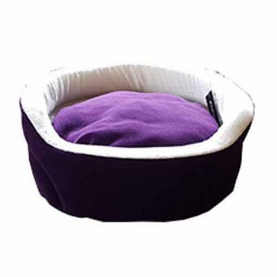 Bedspet Purple Basket Pet Bed for Cats and Small Dogs