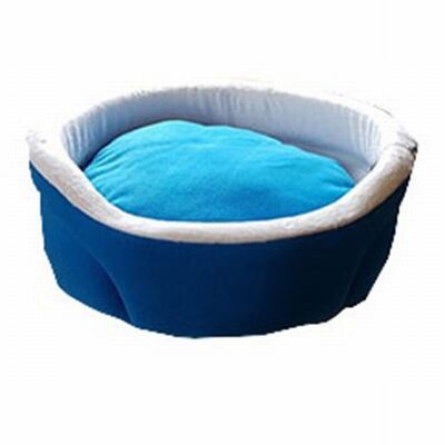 Bedspet Blue Basket Pet Bed for Cats and Small Dogs