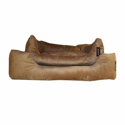 Bedspet Indoor Dog Bed Beige Comfortable Pet Cushion 80x60 cm