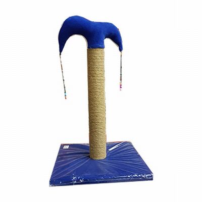 Bedspet Slim Cat Scratching Post Durable Sisal Navy 50 cm