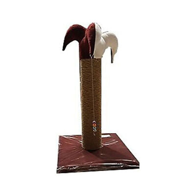 Bedspet Cat Scratching Post Durable Sisal Tower 70cm Burgundy