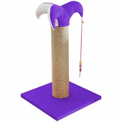 Bedspet Cat Scratching Board Durable Purple Post 70 cm