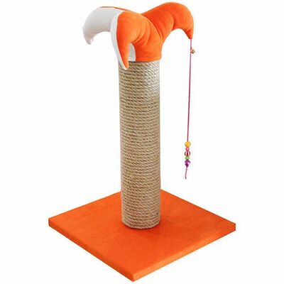 Bedspet Cat Scratching Post Durable Orange Sisal Board 70 cm