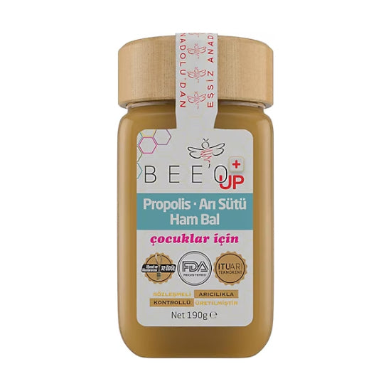 Bee O Up Propolis Royal Jelly Raw Honey for Kids 190g