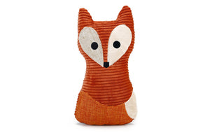 Beeztees DBL Fox Plush Squeaky Dog Toy Orange 25.5cm