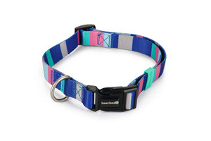 Beeztees Stripes Dog Collar Colorful Adjustable Design 48-70cm