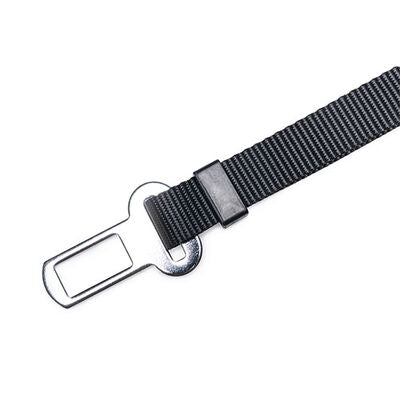 Beeztees Dog Safety Belt Adjustable Nylon Black Medium 70x1.5 cm