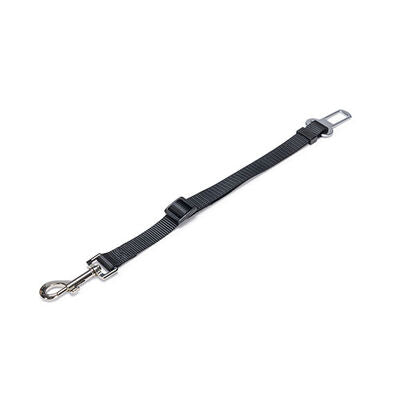 Beeztees Dog Safety Belt Adjustable Nylon Strap Black 55x1.5 cm