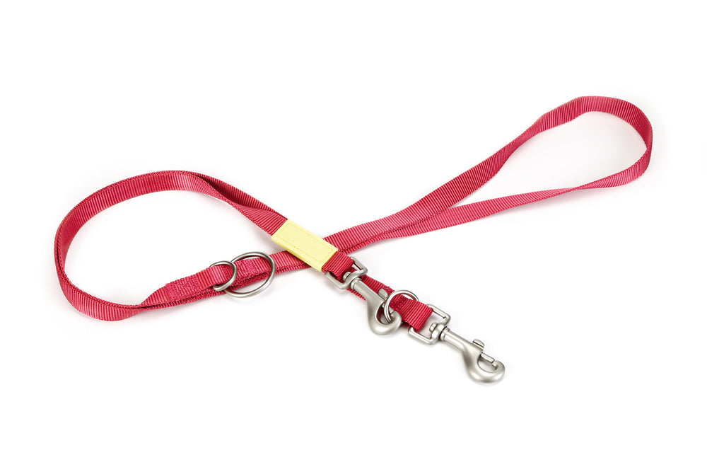 Beeztees Adjustable Nylon Dog Leash Pink 200cm x 20mm