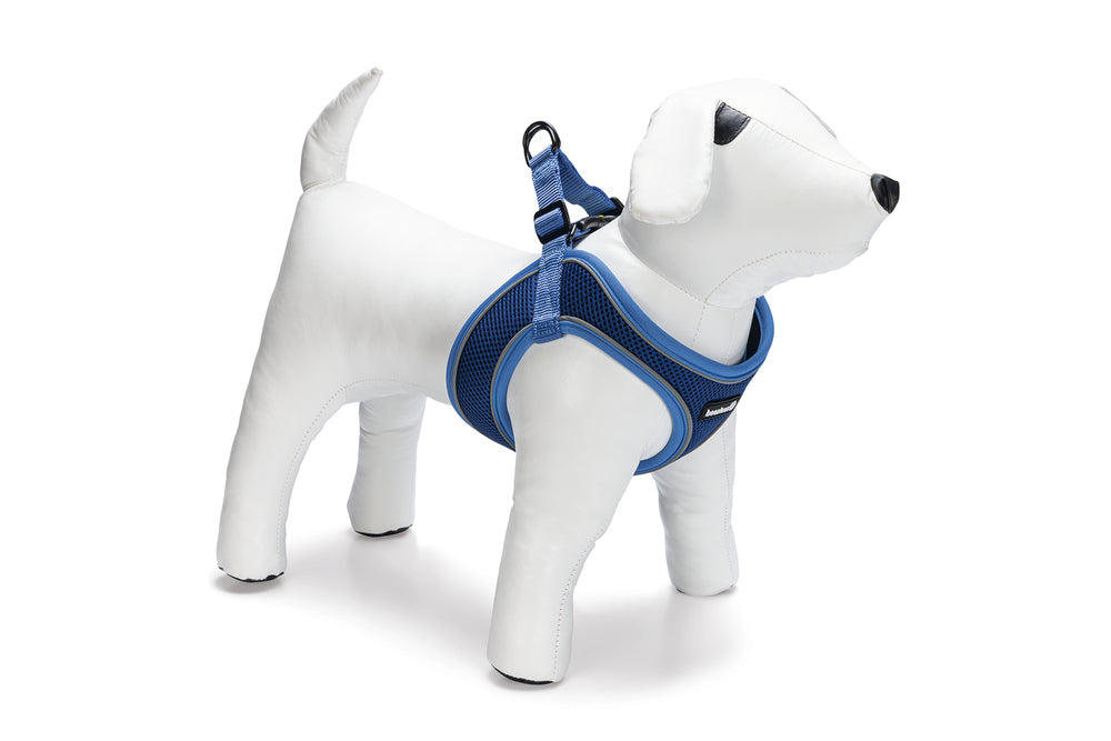 Beeztees Neoprene Step-In Dog Harness Blue XS 30-35cm