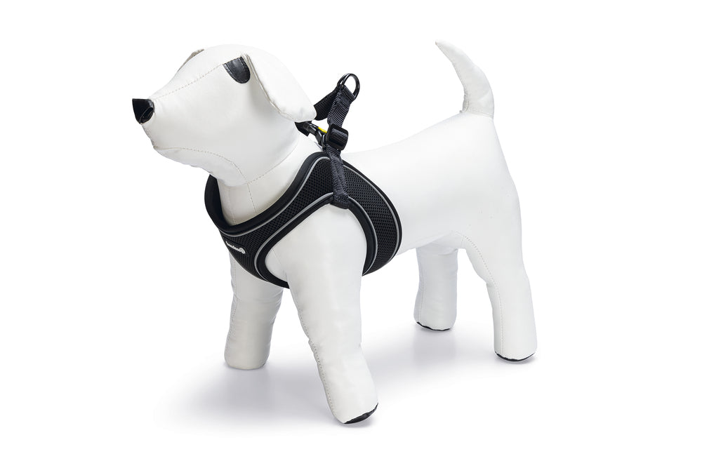 Beeztees Neoprene Step-In Dog Harness Black XS 30-35cm