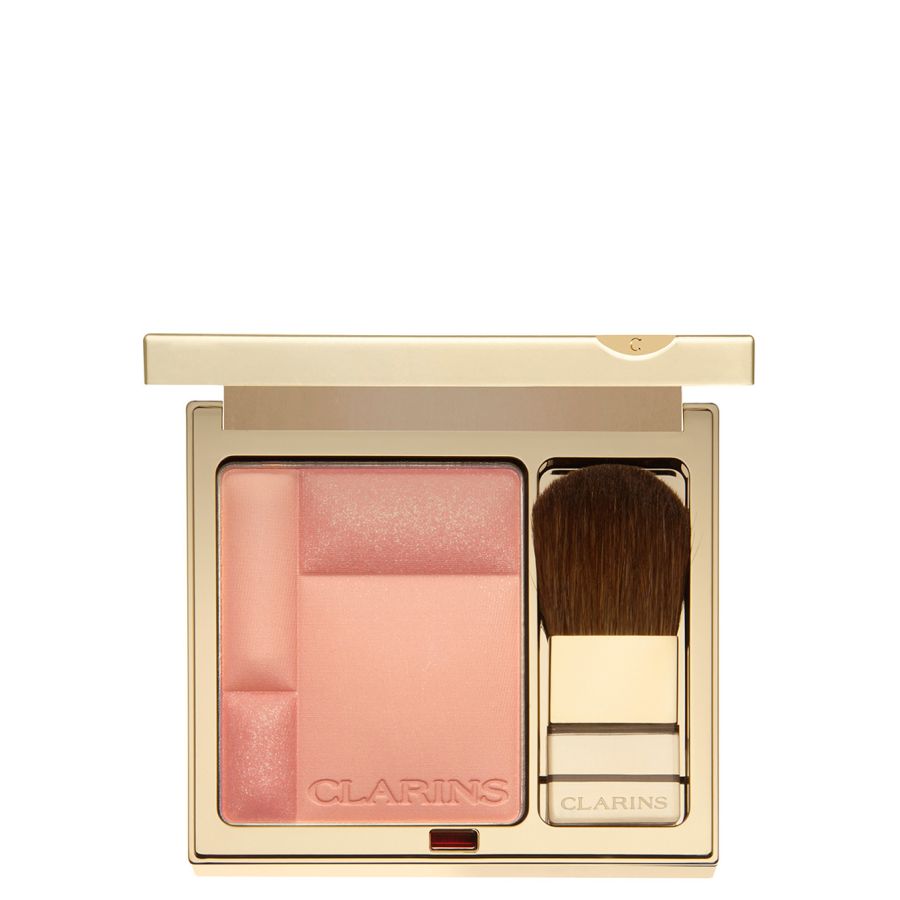Clarins Blush Compact 02 Soft Peach Radiant Glow 3.7g