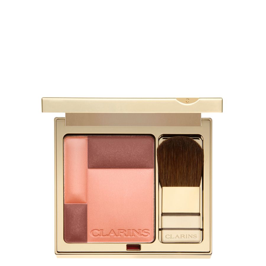 Clarins Blush Compact 04 Sunset Coral Radiant Glow 3.7g