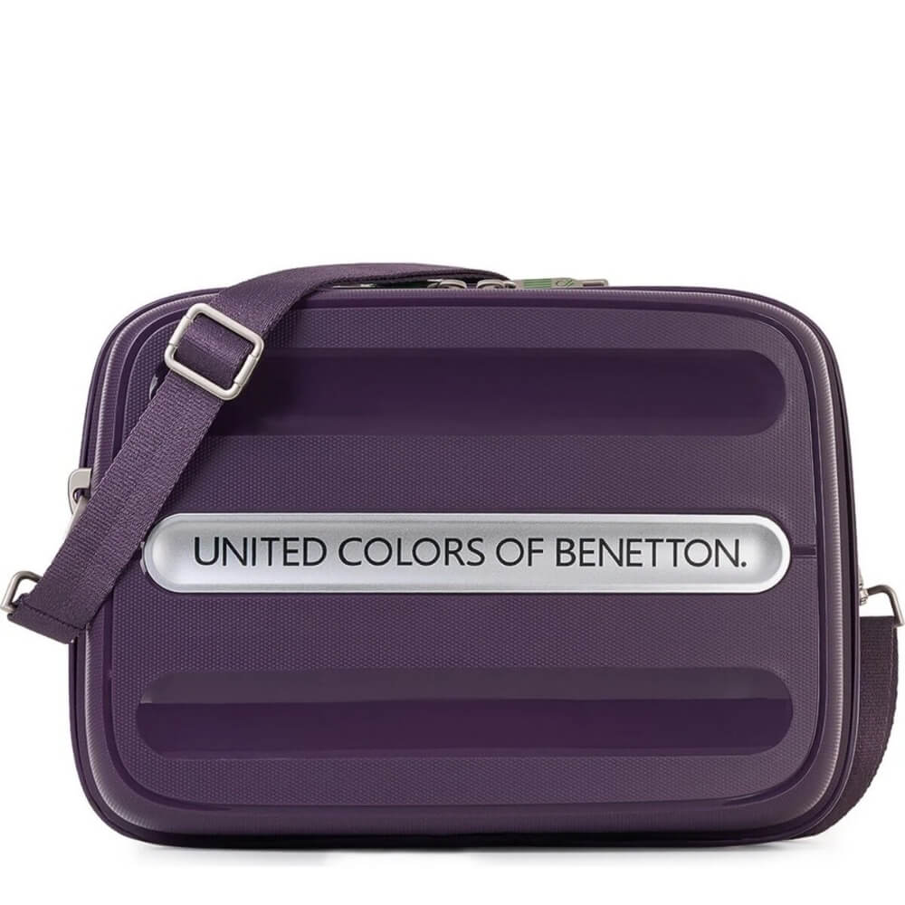 Benetton 1770 Purple Makeup Bag with Spacious Storage