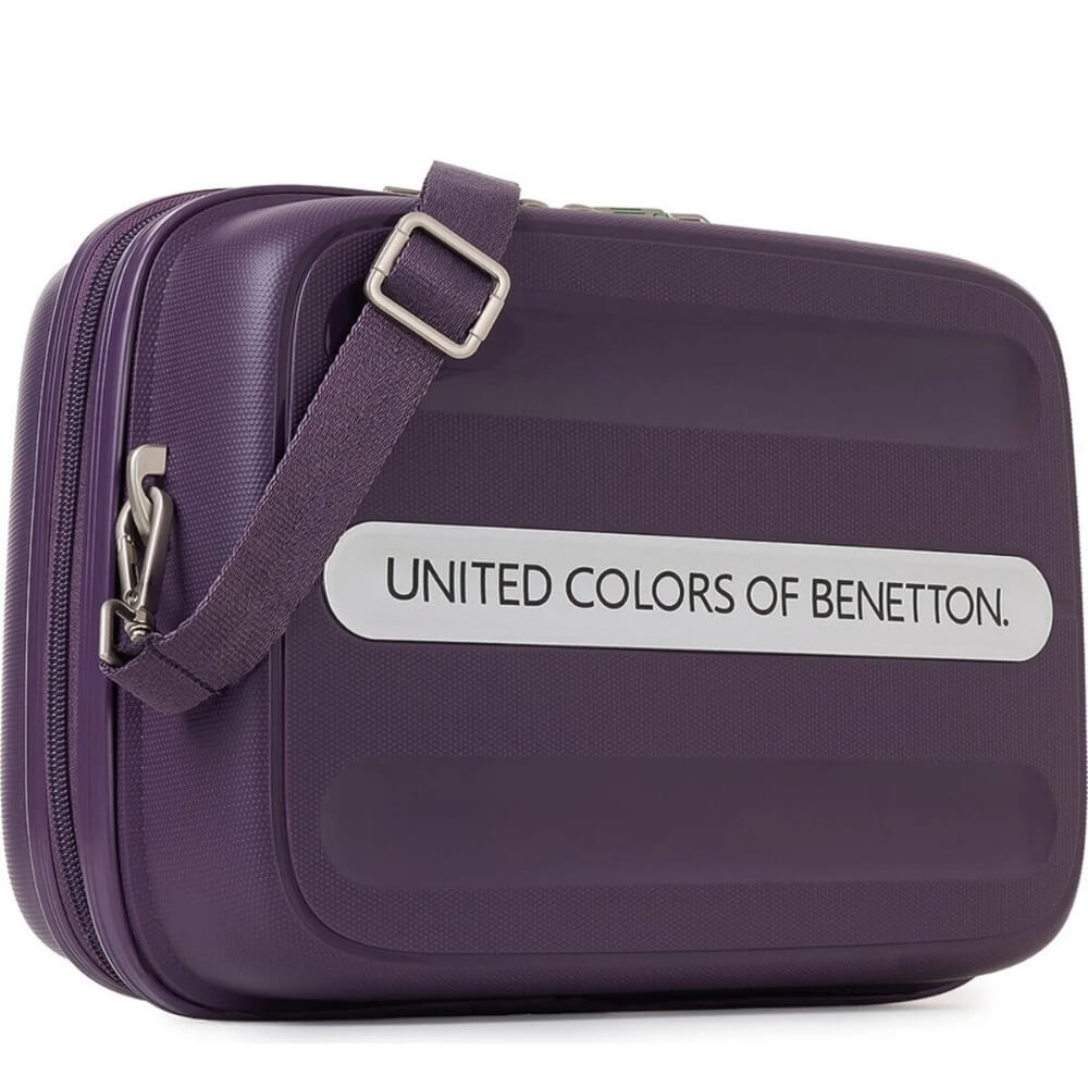 Benetton 1770 Purple Makeup Bag with Spacious Storage