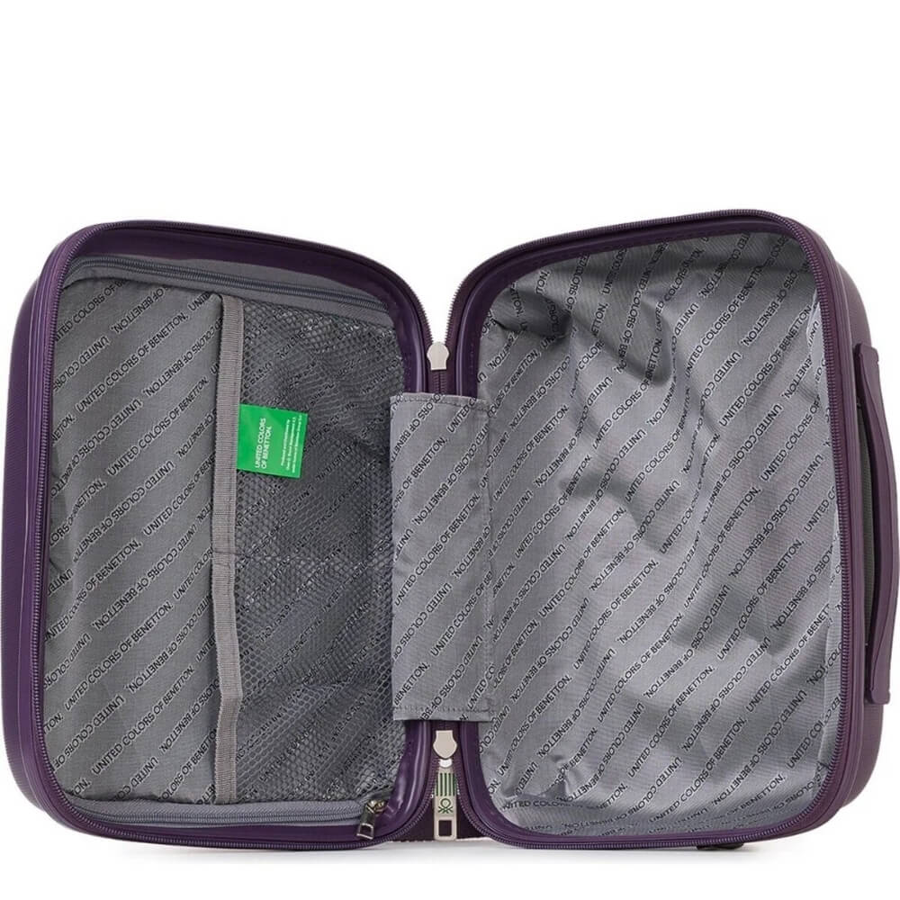 Benetton 1770 Purple Makeup Bag with Spacious Storage