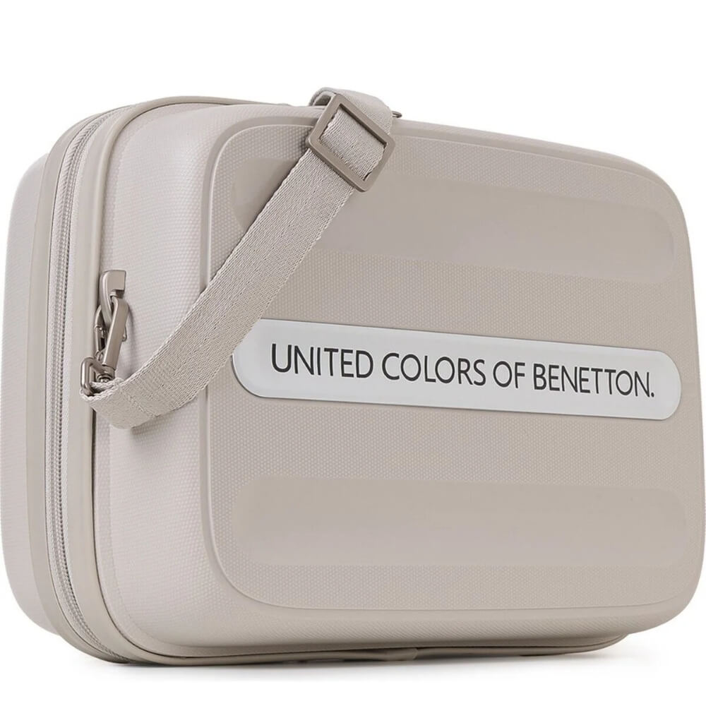Benetton 1770 Makeup Bag Champagne Travel Organizer