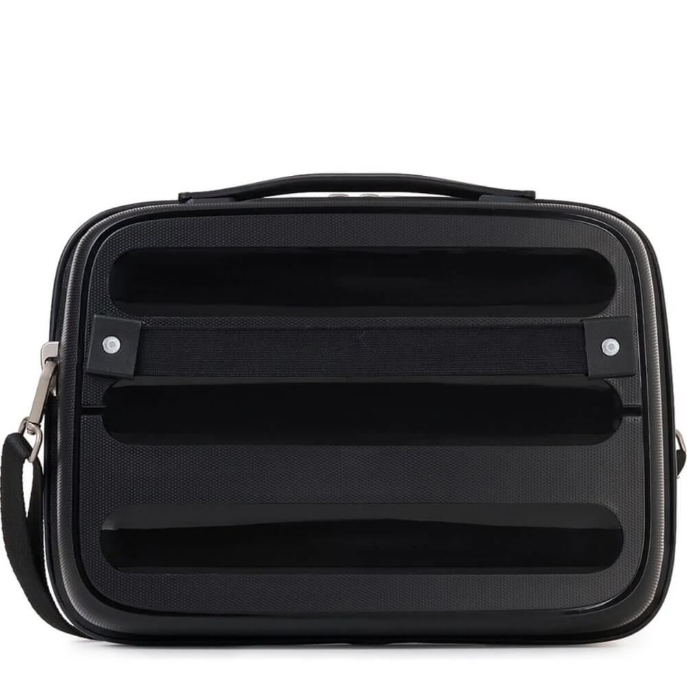 Benetton 1770 Makeup Bag Durable Travel Organizer in Black