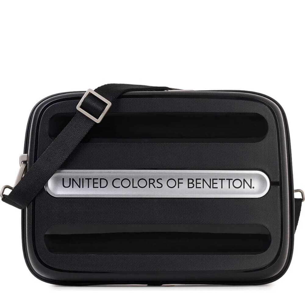 Benetton 1770 Makeup Bag Durable Travel Organizer in Black