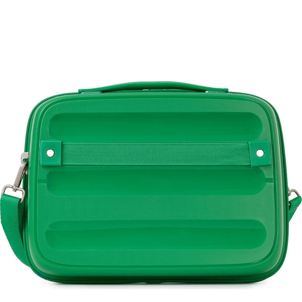 Benetton 1770 Green Makeup Bag with Spacious Interior