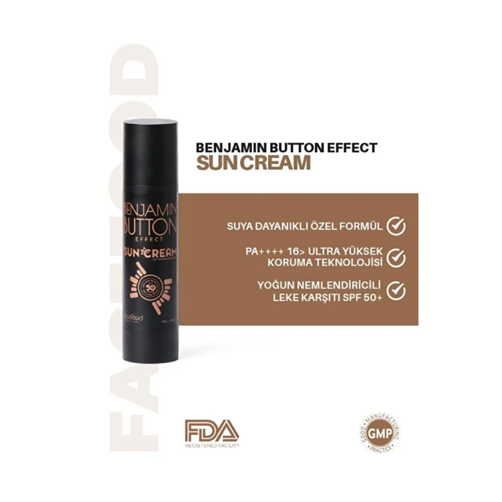 Benjamin Button Effect SPF 50 Moisturizing Sunscreen 100 ml