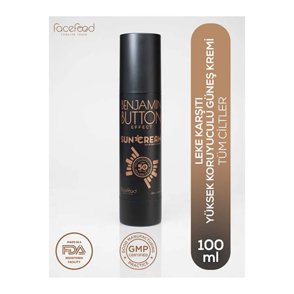 Benjamin Button Effect SPF 50 Moisturizing Sunscreen 100 ml