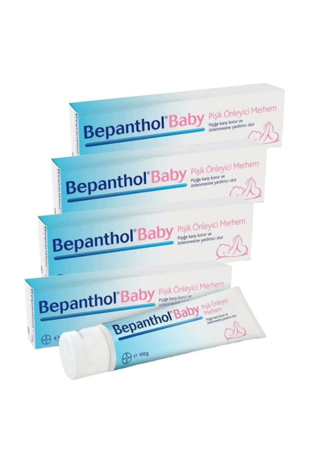 Bepanthol Baby Diaper Care Ointment with Panthenol 4x100g