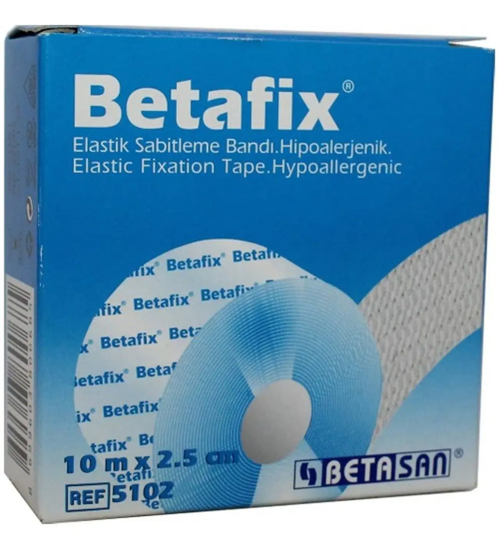 Betafix Adhesive Medical Tape for Secure Dressing 10m x 2.5cm