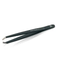 Beter Elite Matte Black Flat Slant Tweezers for Brow Shaping