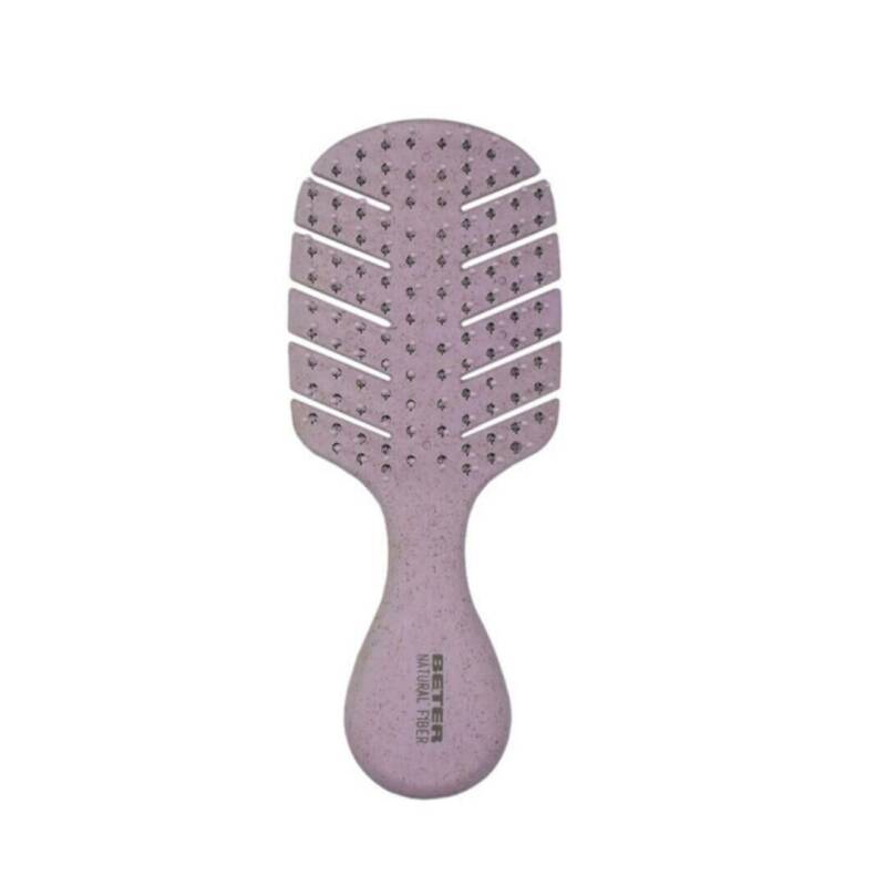 Beter Natural Fiber Mini Detangling Hairbrush for Travel