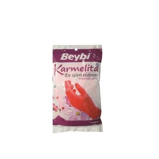 Beybi Karmelita Household Gloves Extra Thick Size 8