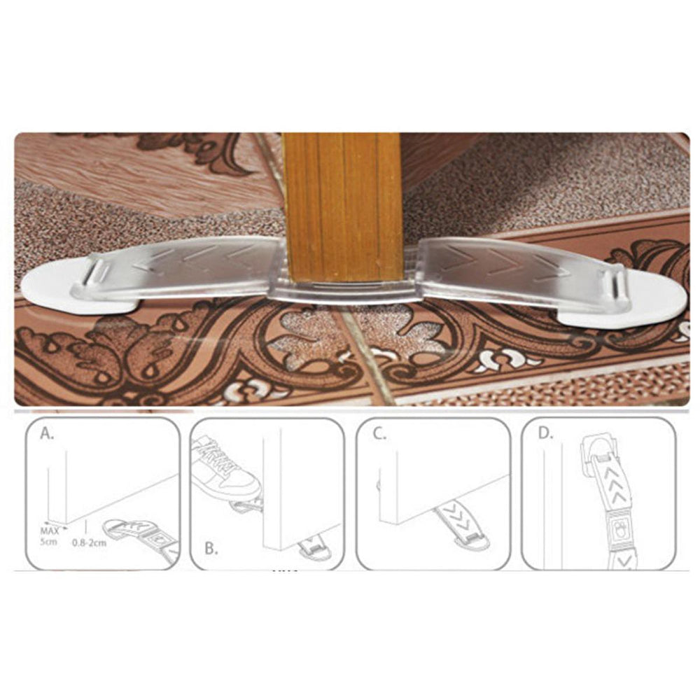 Miny Baby Safety Door Stopper - Transparent Childproofing Solution for Finger Protection - view 3