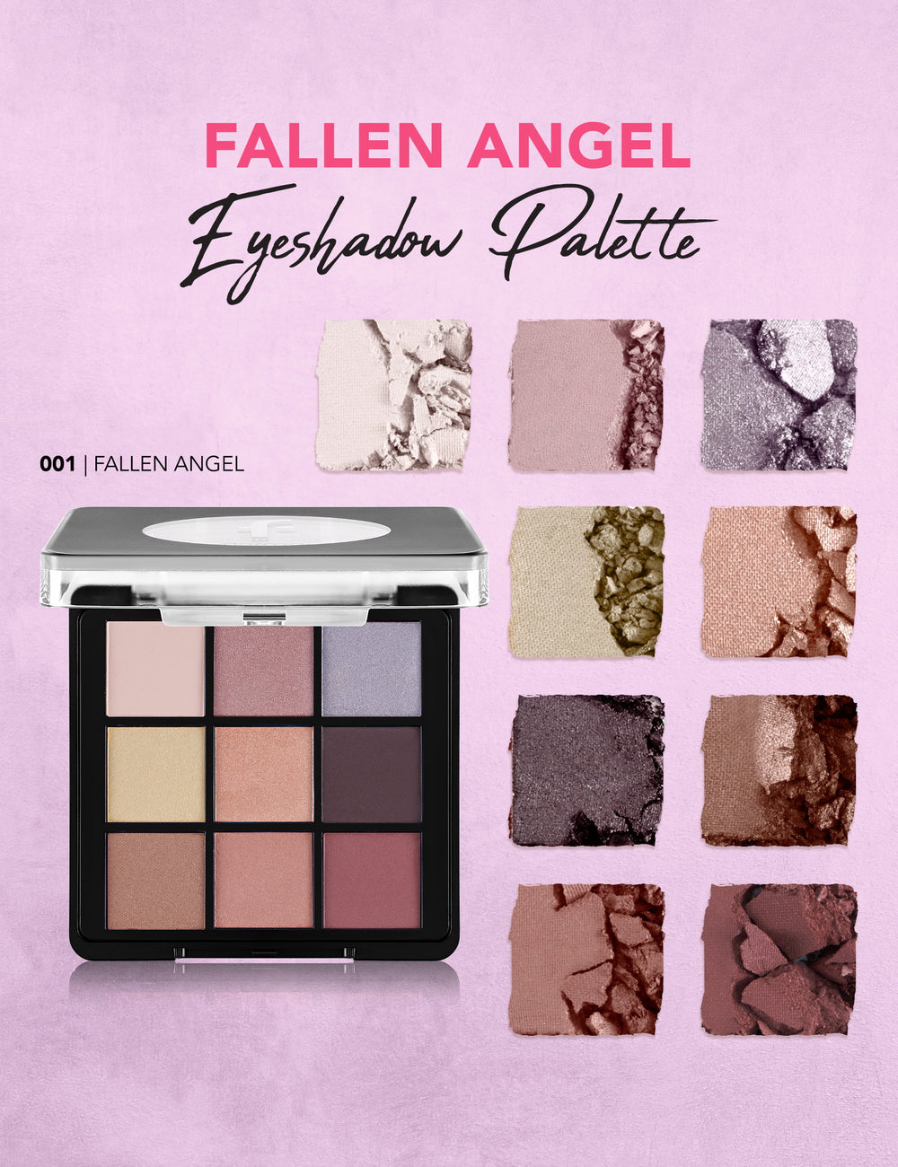 Flormar 9-Color Eyeshadow Palette Matte & Shimmer 9g