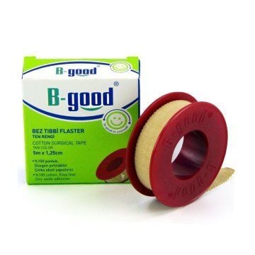 Bgood Cloth Medical Adhesive Tape for Skin Support 5m x 1.25cm