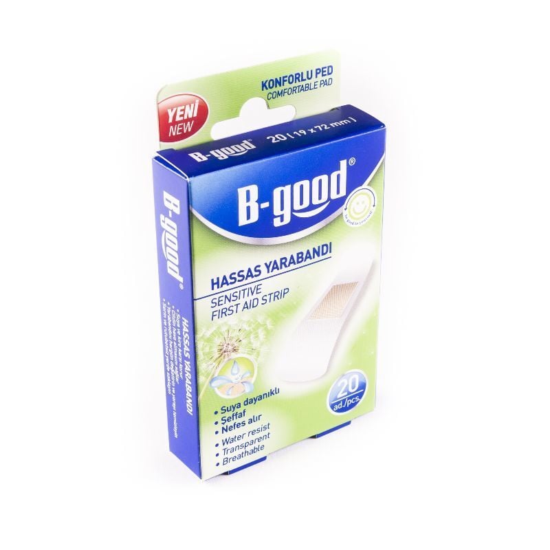 Bgood Sensitive Adhesive Bandages for Delicate Skin 20 Count