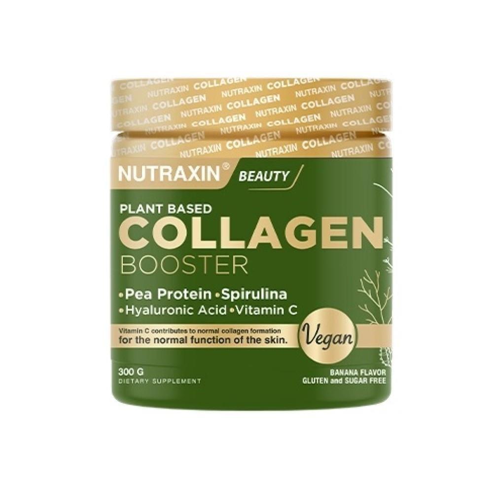 nutraxin vegan collagen booster 300g front, nutraxin vegan collagen powder scoop, nutraxin vegan collagen ingredients Nutraxin Vegan Collagen Booster - Plant-Based Support | 300 g Nutraxin Vegan Collagen Booster – Plant-Based Support vegan-collagen, plant-based-supplement, nutraxin, health-supplements, collagen-booster, powder-form, vitamin-rich, beauty-products, protein-supplements, ai-generated